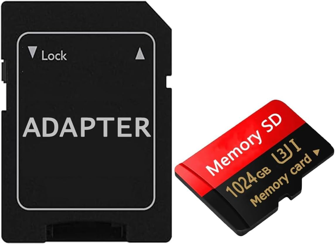 1TB Micro SD Card, High Speed Memory Card 1TB Micro SD Card for Large Capacity TF Card, up to 160Mb/S Read/100Mb/S Write,Microsd TF Card for Dash Cam/Camera/Pc/Portable Gaming Device/Smartphone/Tablet image number 5