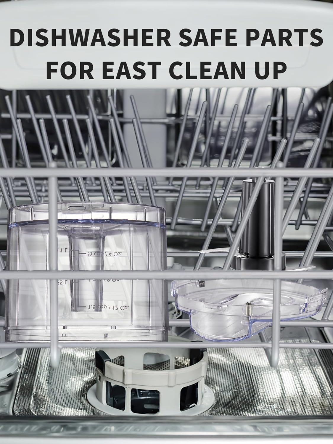 VINATO Electric Meat Mincer, Electric Kitchen Mincer with Content 1.5 Cups/12 Oz, Chopper for Mincing Meat, Onions, Fruits and Vegetables image number 1