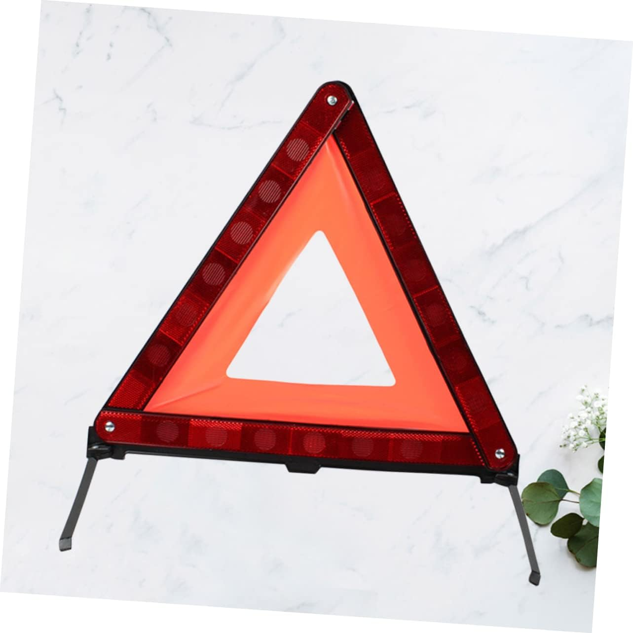SOLUSTRE Warning Triangle Road Safety Warning Sign for Roadside Reflective Triangles for Car Safety Emergency Road image number 5
