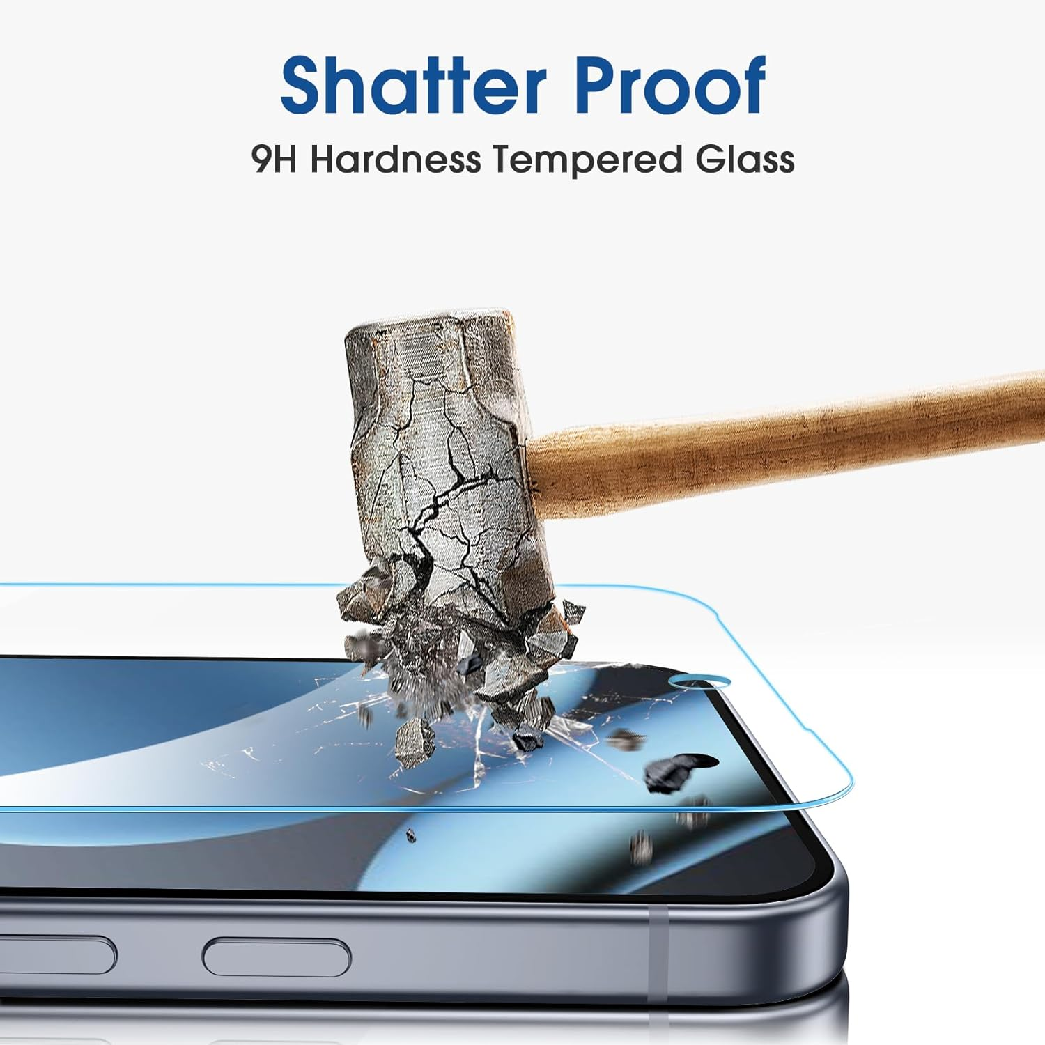 Amfilm Auto-Alignment Onetouch for Google Pixel 10/Pixel 10 Pro/Pixel 9/Pixel 9 Pro [6.3"] Screen Protector 2025 Tempered Glass, 30 Seconds Installation, Bubble Free, Case Friendly [2 Pack] image number 1