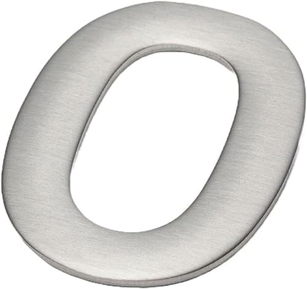 Sandleford 0 Letter Mode Stainless Steel Self Adhesive Numeral, 50 Mm Length image number 1
