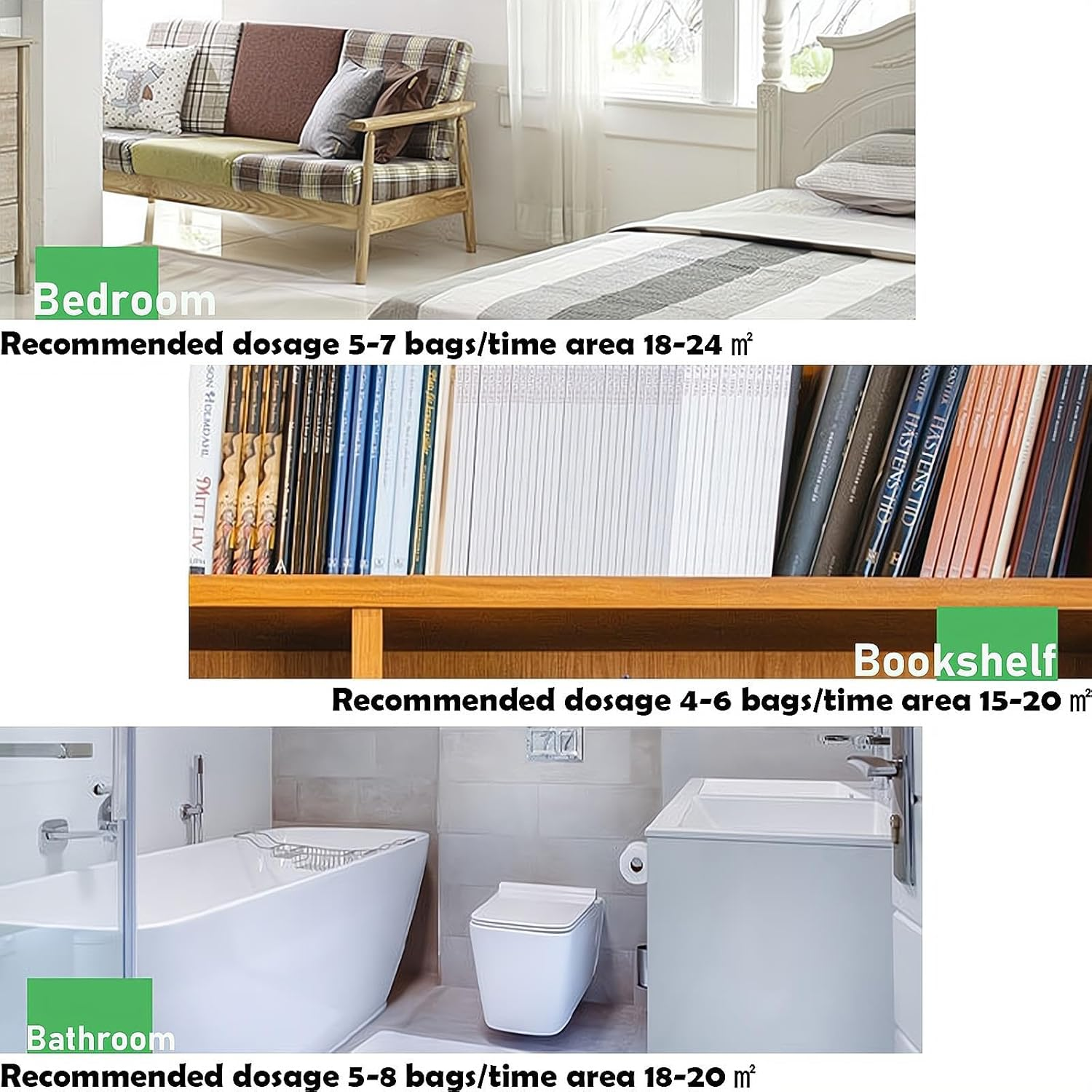 REGODI 10 Pack Moisture Absorber Bags - Fragrance Free Dehumidifier for Closet, Bedroom, Kitchen, Bathroom - Reusable Hanging Damp Absorber to Prevent Mold & Musty Odors image number 1