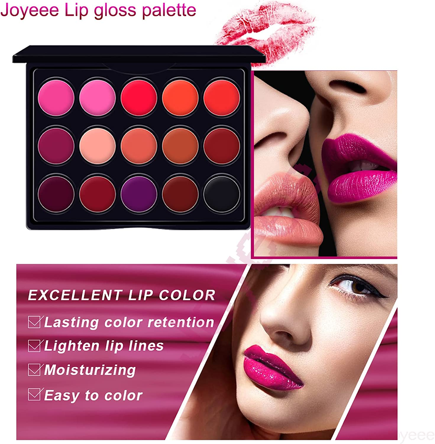 Professional Makeup Set,Mknzome Cosmetic Starter Kit with Storage Bag Portable Travel Make up Palette Birthday Xmas Gift Set Full Sizes Eyeshadow Face Powder Lip Gloss for Teenage & Adults (19 Pcs,Type A) image number 1