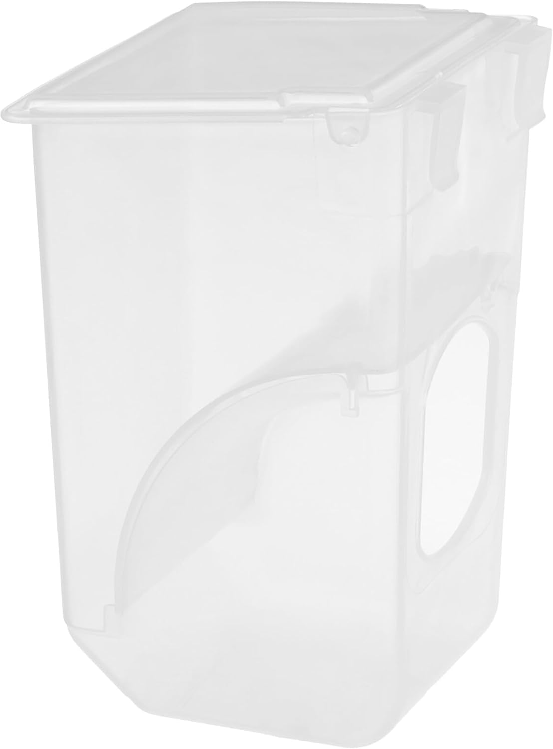 GAXIRE Automatic No-Mess Cage Pigeon Feeder with Single Design Hanging Quail Cage Feeder for Parrots and Birds Reusable Food Container for Easy Cleaning and Secure Feeding image number 3