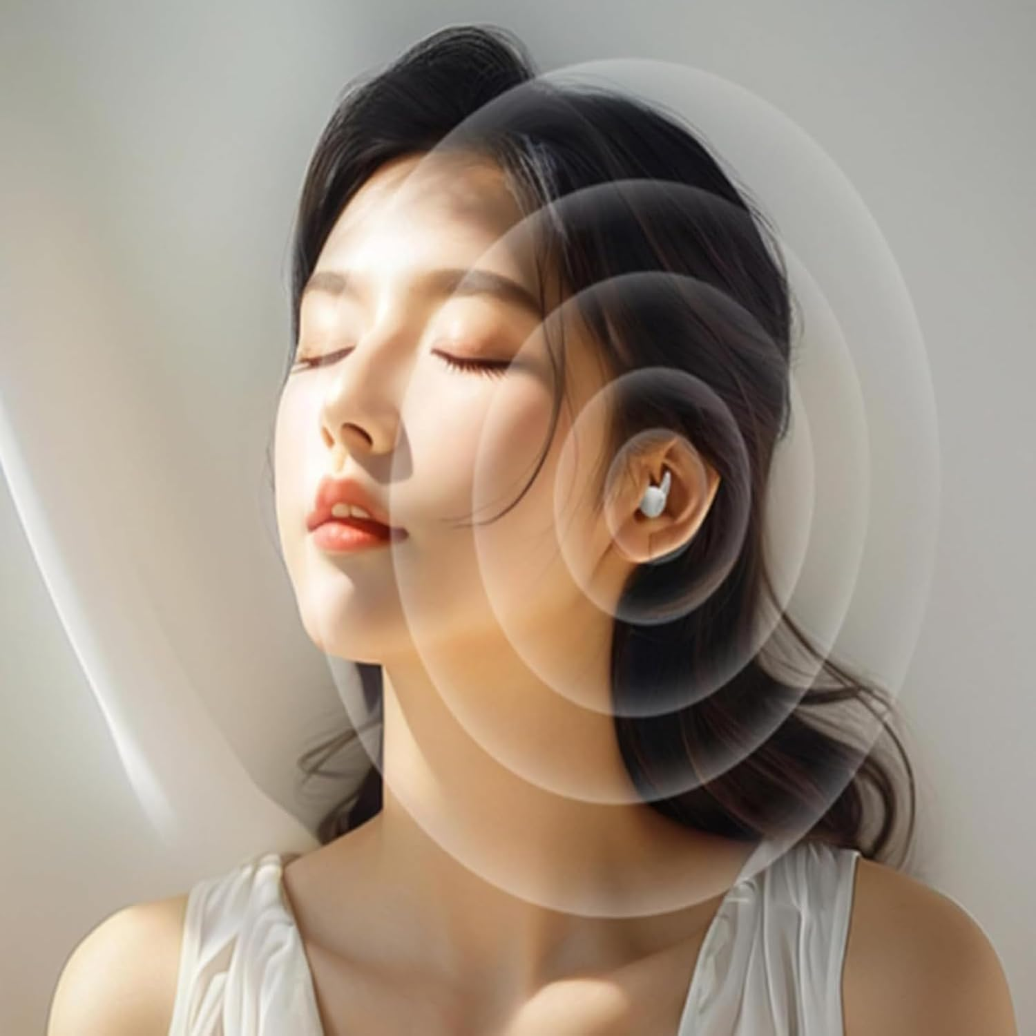 Noorasleep Snoozepods Pro, Snoozepods Pro - Bluetooth Sleepbuds, Noorasleep Earbuds Pros with Smart Case, Soft and Snug Fit, Noise Reduction for Side Sleepers,All-Night Battery Life (Black) image number 5