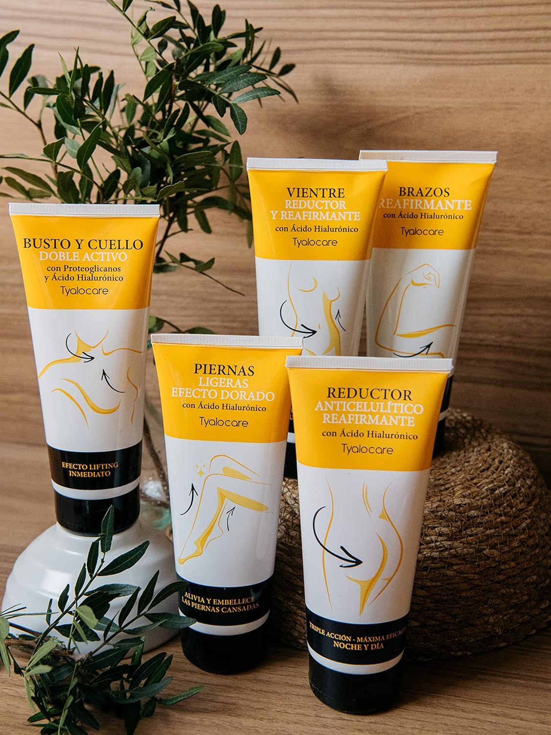 Tyalocare Reafirmante De Brazos - Crema Hidratante Con Efecto Estilizador Del Perfil De Los Brazos Y Refirmante Frente Al Descolgamiento, Blanco, 225 Mililitros image number 2