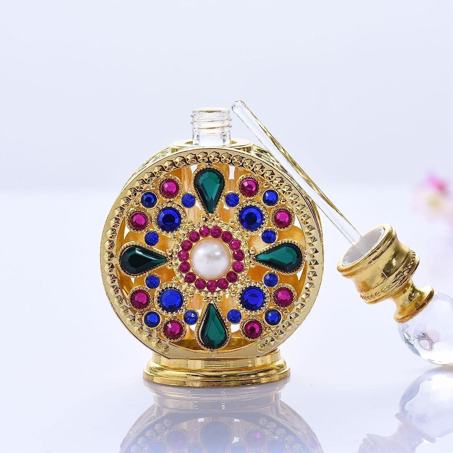 Perfume Atomiservintage Perfume for Women | 15Ml Beautiful Metal Bottle Dubai Perfume for Men Empty Bottle image number 2