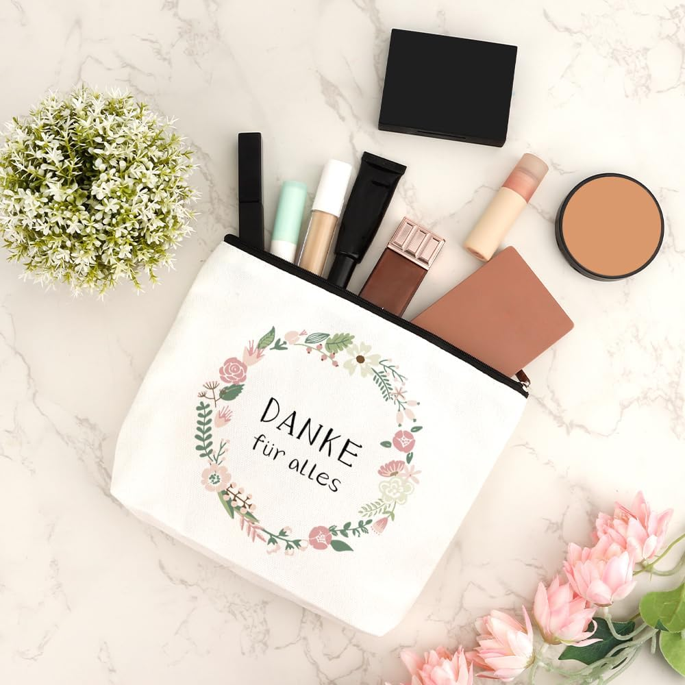 Make-Up Bags Thank You for Everything, Mother'S Day Gifts, Valentine'S Day, Birthday Gift, White image number 1