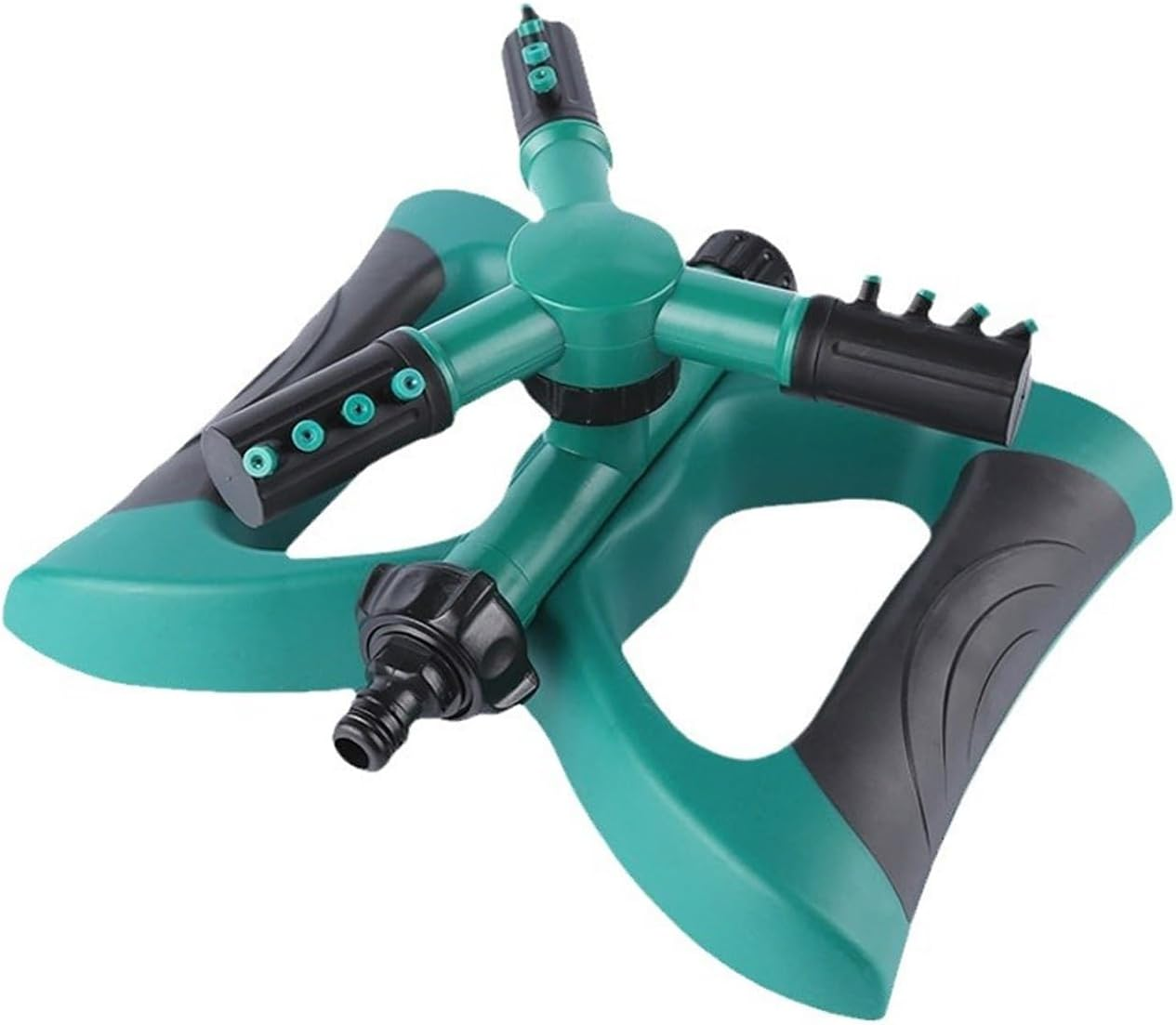 Sprinkler for Yard, Rotating Garden Sprinkler for Large Area Coverage, Lawn and Yard Sprinklers (Green) image number 4