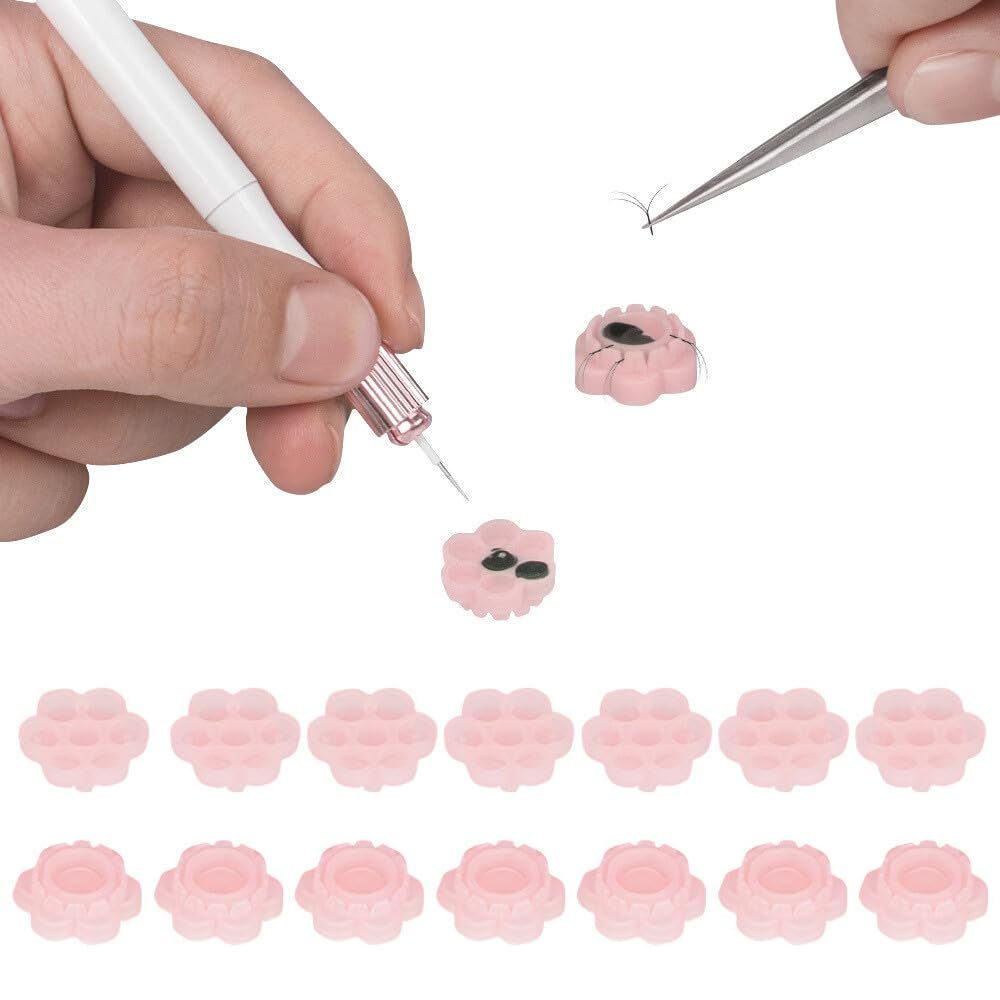 Eyelash Extensions Adhesive Glue Holder Cup Lash Stand Supplies Makeup image number 2