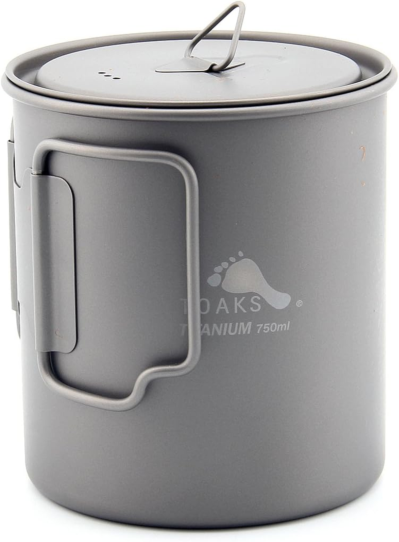 TOAKS Ultralight Titanium Cup Portable Titanium Water Mug (750Ml and 450Ml Set) image number 5