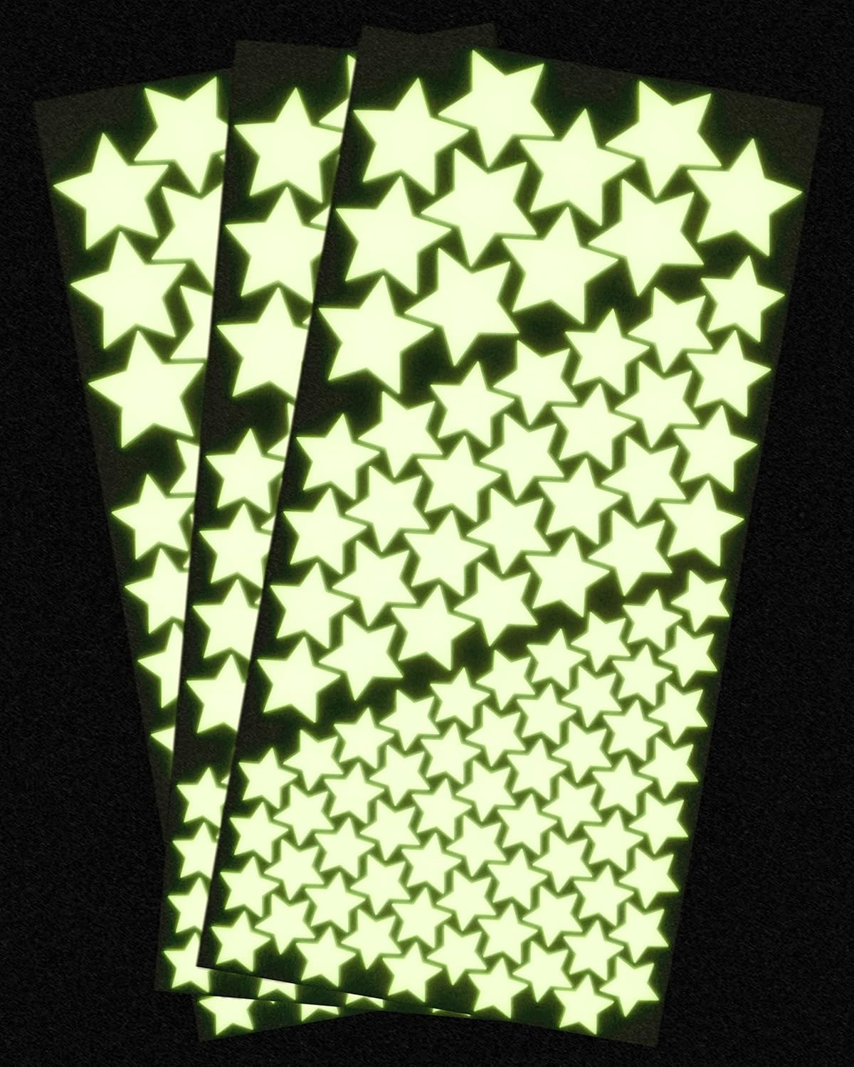 Wandfee Luminous Stars ☆☆ 300 ☆ Self-Adhesive Extra Strong Luminous Stars Starry Sky Stickers Children'S Room image number 4