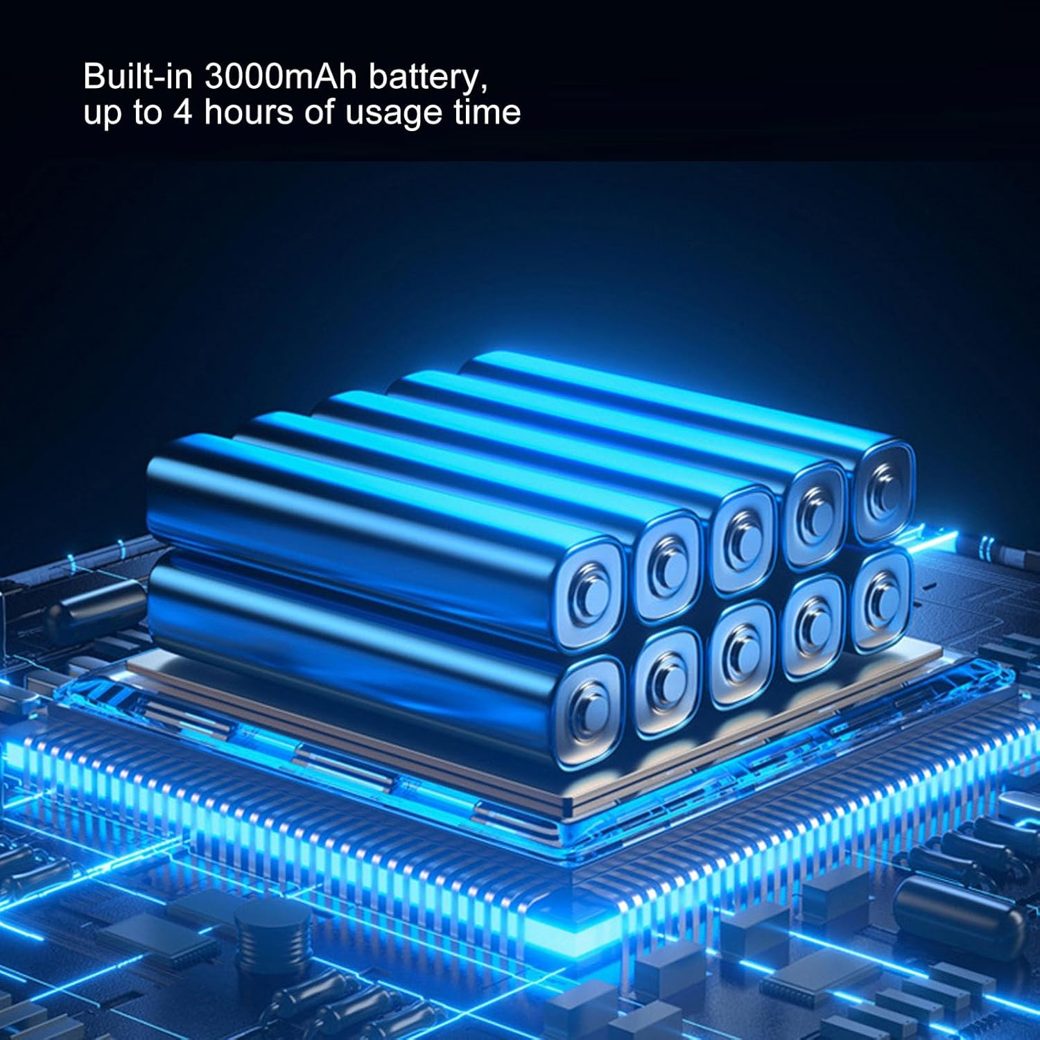 Compressed Air Duste, 130000Rpm Electric Air Duster, Portable Jet Dry Blower, Cordless Vacuum Cleaner for Computer Keyboard Outdoor Car Home (Black) image number 6