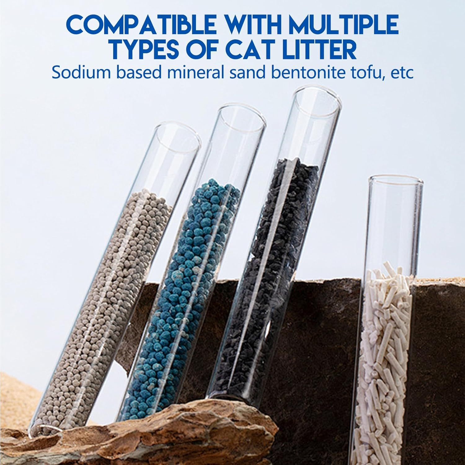 Smart Cat Litter Box Automatic Self-Cleaning with Wifi App Control 76L Extra Large Capacity Cat Litter Box LED Touch Display 10 - Fold Safety Protection image number 2