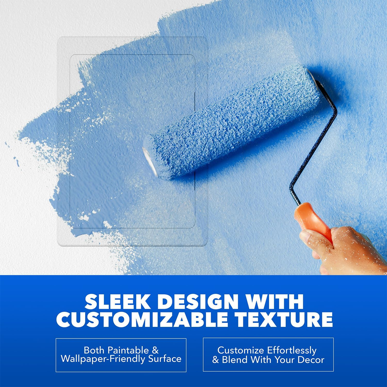 4X6 Access Panel for Drywall- Plumbing Access Panel Ceiling Access Panel Drywall Panel Attic Access Door for Wall, Ceiling, Made from Impact-Resistant Plastic (4"X6") image number 5