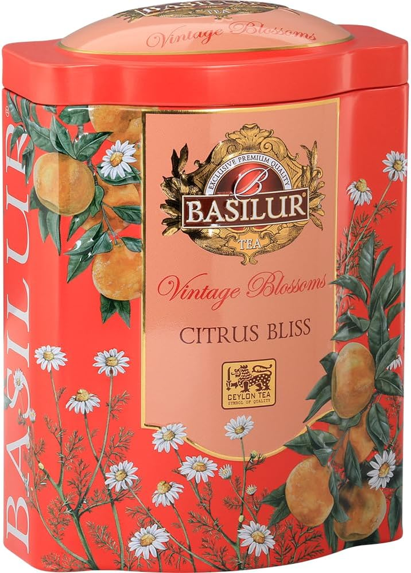 Vintage Blossoms Jasmine Dream - Black Tea - 100G Loose Leaf - Luxury Tin Caddy image number 3