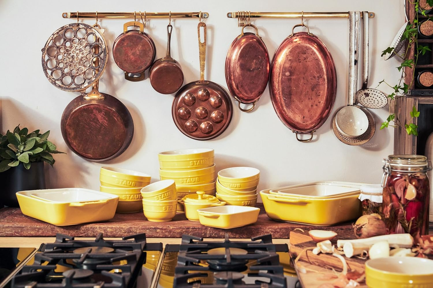 Staub Z1029-535 Rectangular Dish 7.9 Inches (20 Cm) Citron, Ceramic Au Gratin Dish, Oven Safe and Microwave Safe image number 5