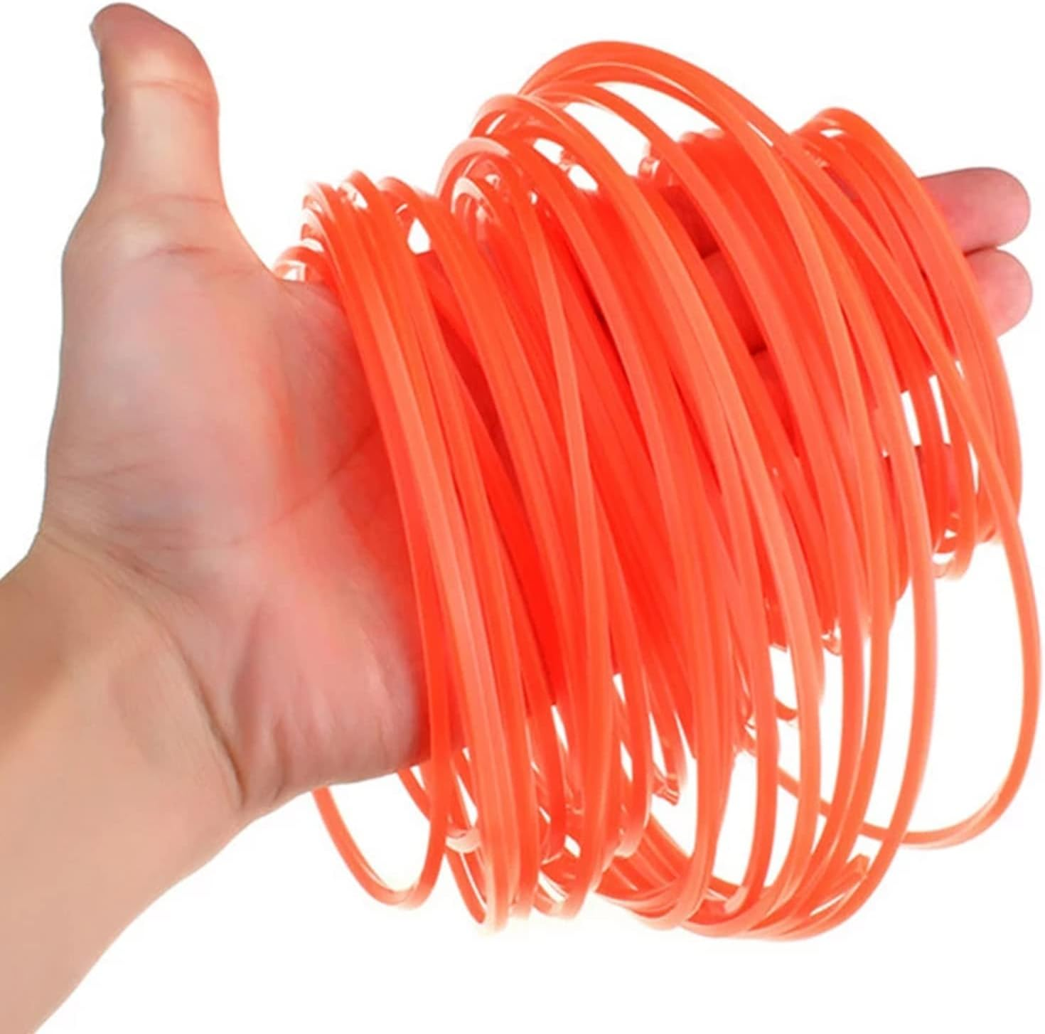 Acbbmns 1 Roll Trimmer Line 2.4Mmx200M round String Trimmer Line Nylon Mowers Wire Whipper Snipper Cord image number 3