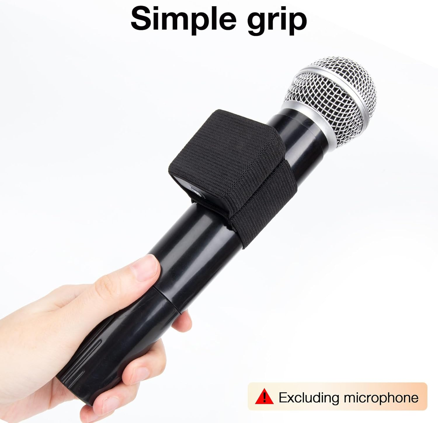 SUNMON Rode Hand Microphone Elastic, 2 PC Rode Elastic Sleeve, for Rode Wireless Go 2 - 2Pcs, Microphone Accessories image number 2