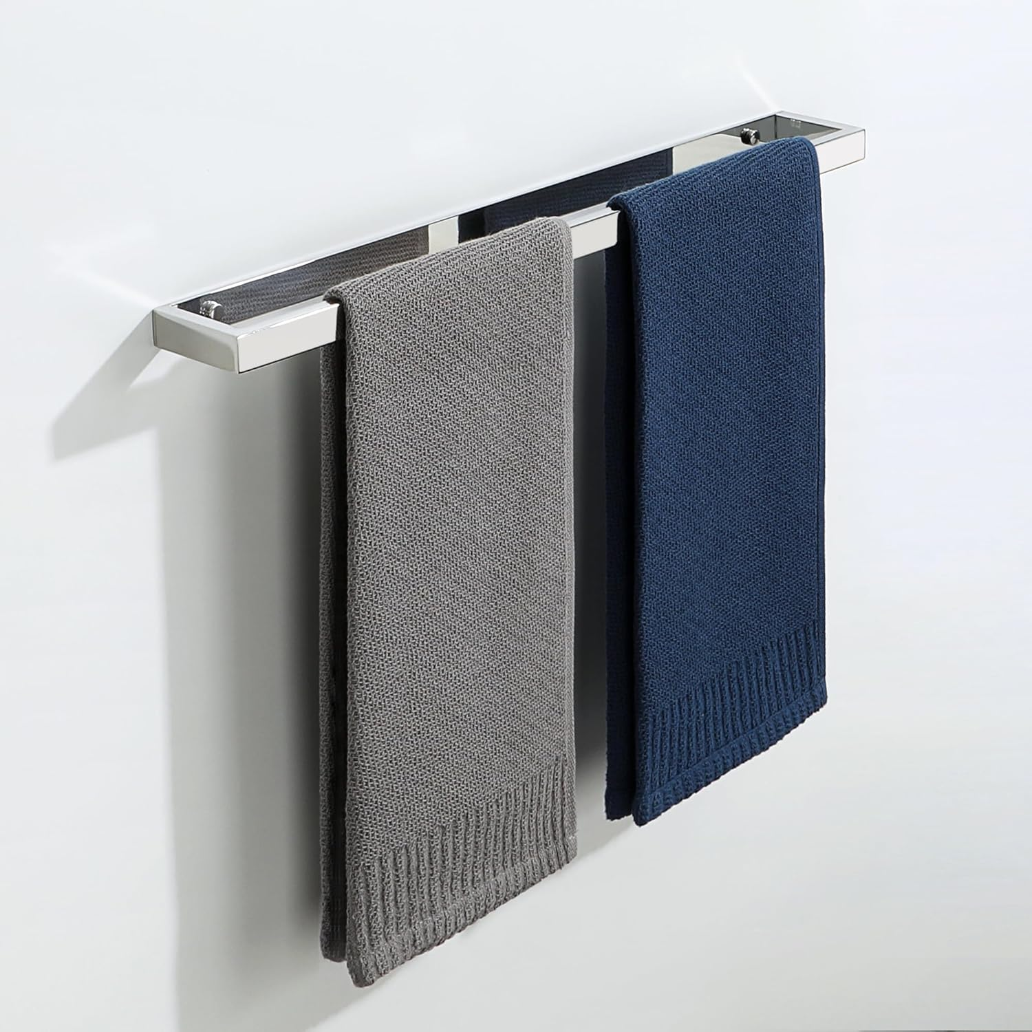 Alise Bath Towel Bar,Wall Mount Towel Holder Towel Rack Towel Hanger for Bathroom Lavatory,8 Inch SUS304 Stainless Steel Towel Rail,Matte Black GJF020-B