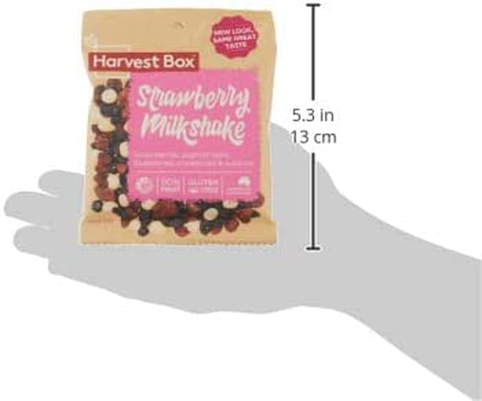 Harvest Box Strawberry Milkshake Snack Pack, 10X45 Grams