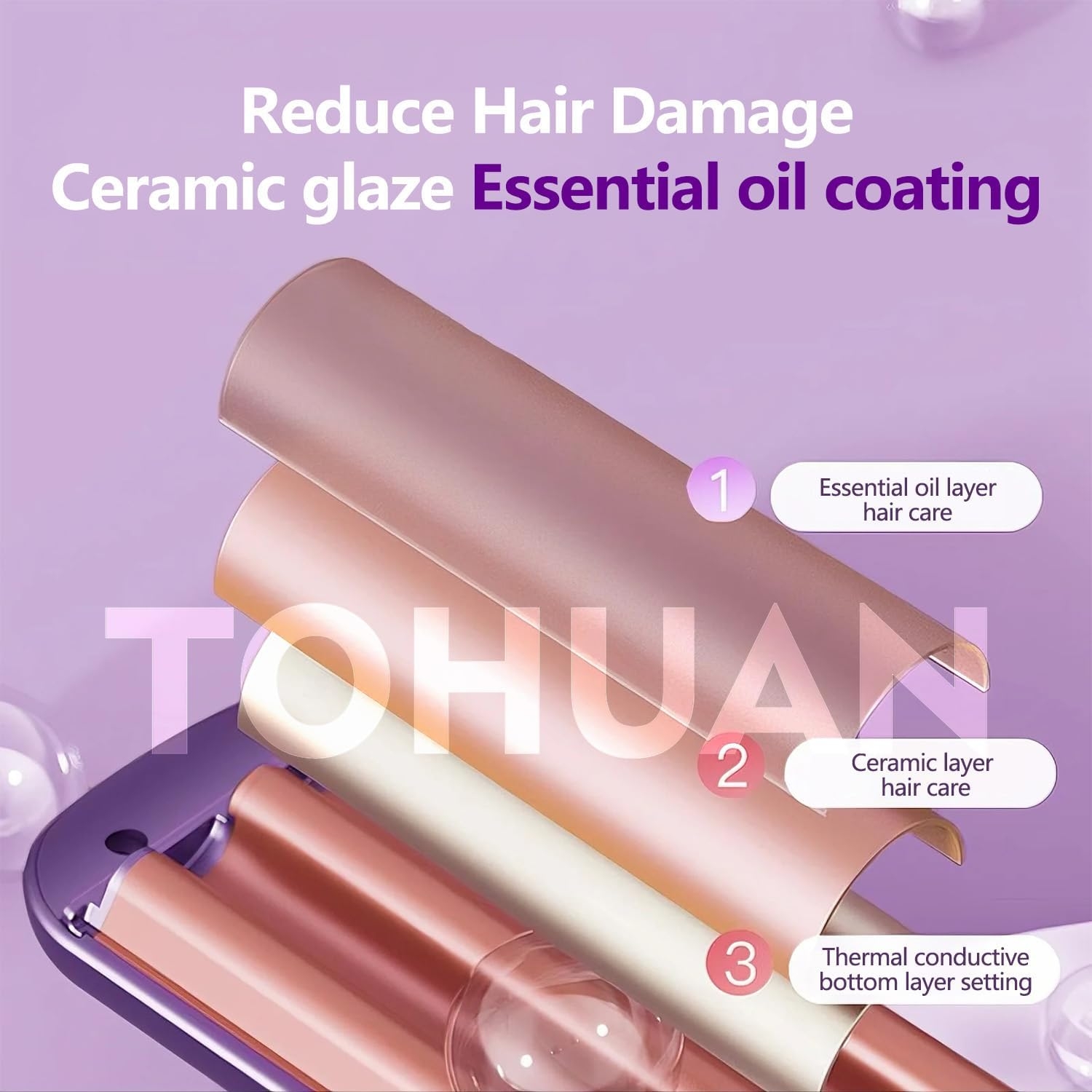 Small Wave Electric Hair Curing Lron 9Mm Egg Roll Curing Wand for Women Deep Waver Woolen Cur Hair Volume Salon Tool image number 1