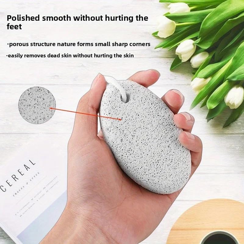 LAKYMIE Pumice Stone Foot Care Callus Remover Natural Pumice Stone for Feet and Hands Callus and Skin Hardening Removal Pack of 2 image number 1