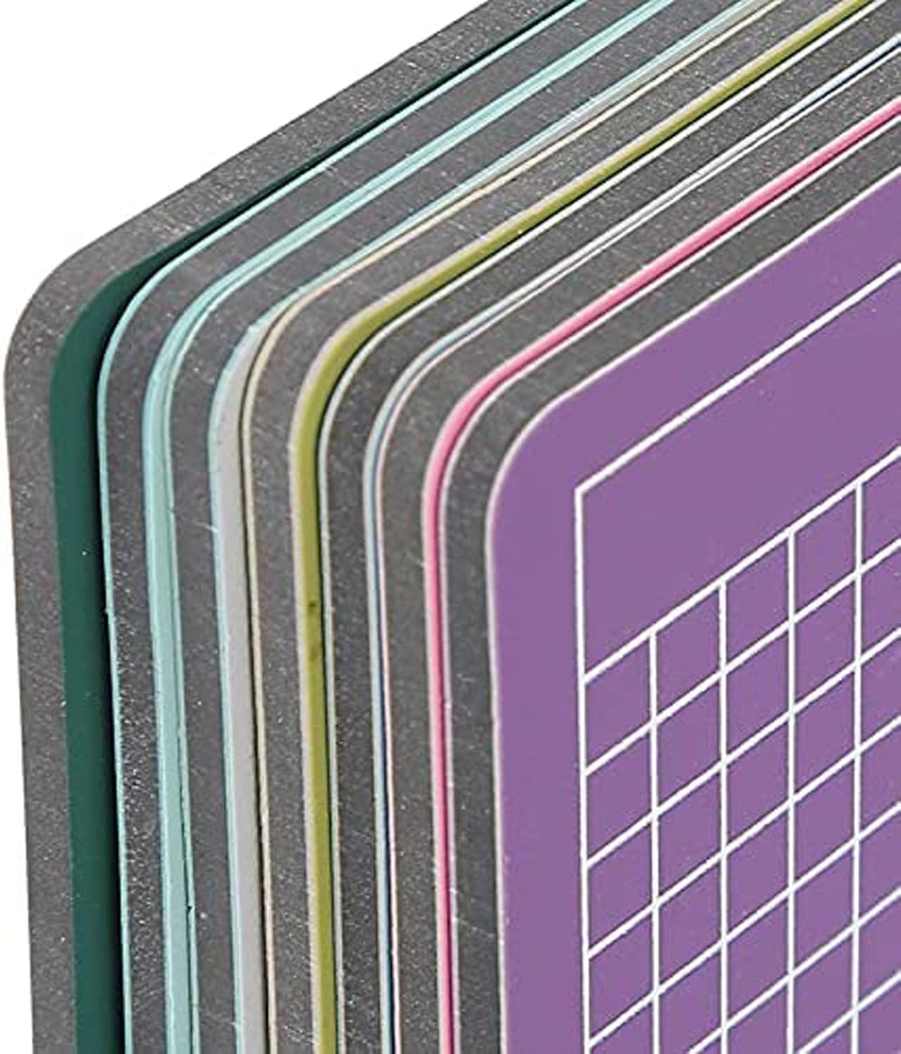 4Pieces Mini Cutting Pad Self Healing Craft Mat Small Sewing Cutting Mat Non-Slip Mini Cut Board for Scrapbooking Quilting Sewing Accessories image number 5