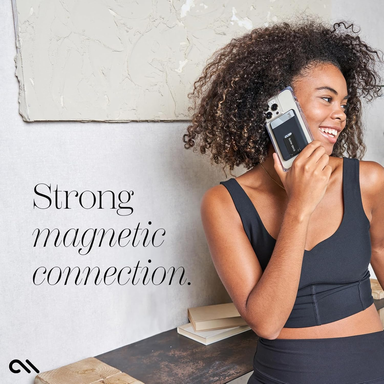 Case-Mate Magnetic Wallet for Iphone - Vegan Leather Magsafe Card Holder [Holds up to 3 Cards] - Detachable for Iphone 15 Pro Max /14 Pro Max / 13 Pro Max image number 2