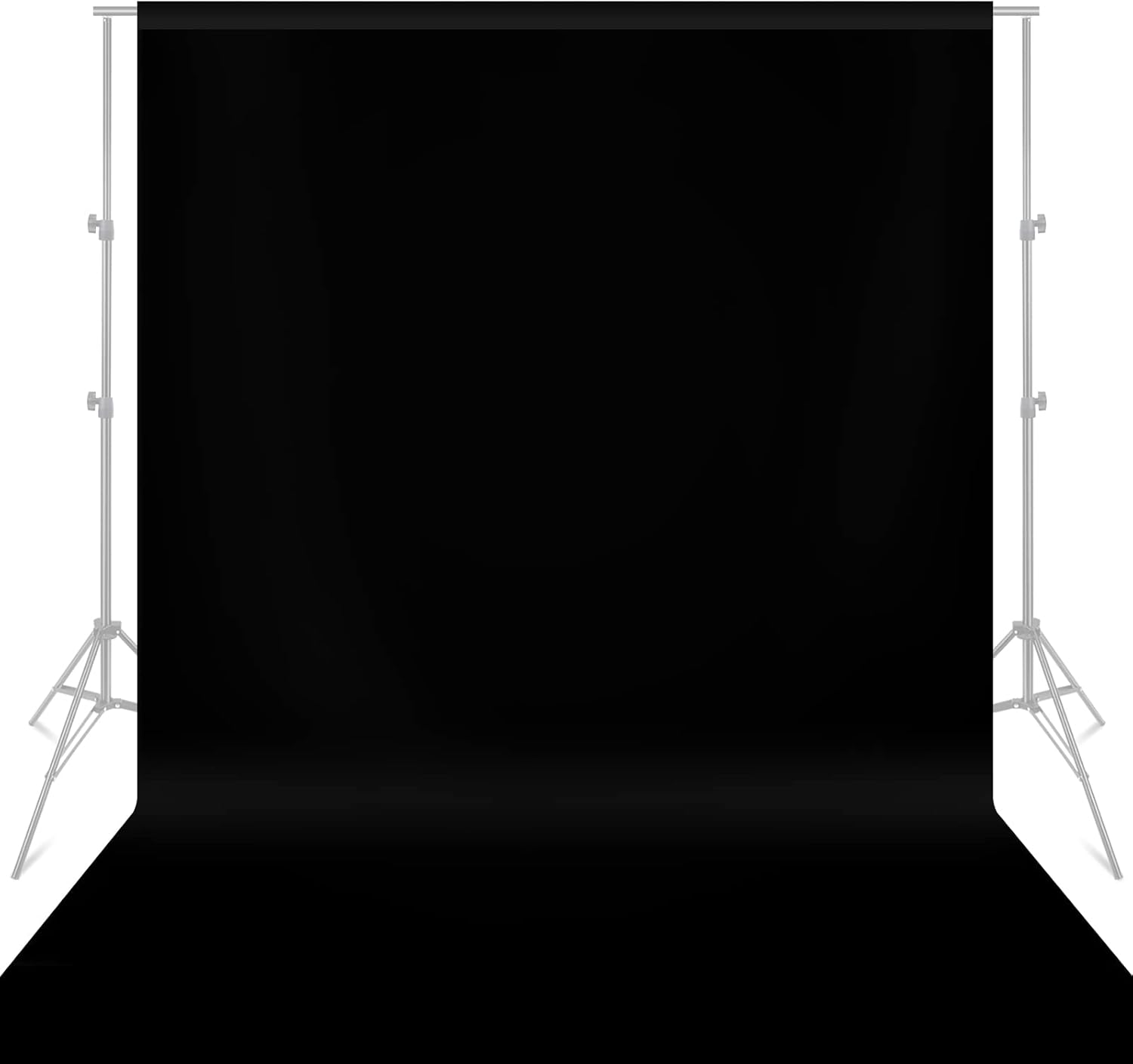 MSKIRA White Backgrounds for Photography 3X3.6M/10X12Ft Screen Backdrop Background Photo Backdrop for Meeting Youtube Video Streaming Gaming