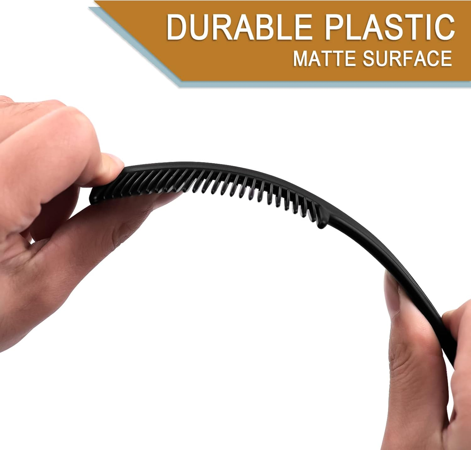 Hqslsund 200 Pcs Combs, Polypropylene (PP) Hair Combs in Bulk, Individually Wrapped for Women, Kids, Hotel, Airbnb, Shelter/Homeless/Nursing Home/Charity/Church(Black,200)