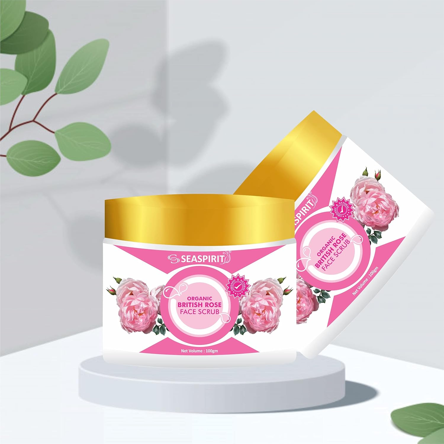 SEAHAVEN Mint GEL SCRUB for Face and Body with Vitamin-E, for Women'S and Men'S, All Skin Ty image number 3