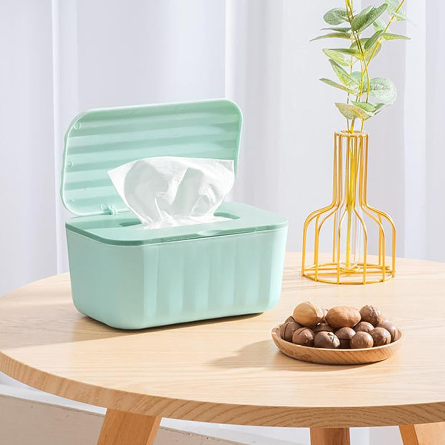 Baby Wipes Dispenser,Case for Toilet Tissue Paper | Sealable Multifunctional Dustproof Wipes Dispenser for Nursery Car Makeup Kitchen Toilet Diaper Travel Bathroom Table