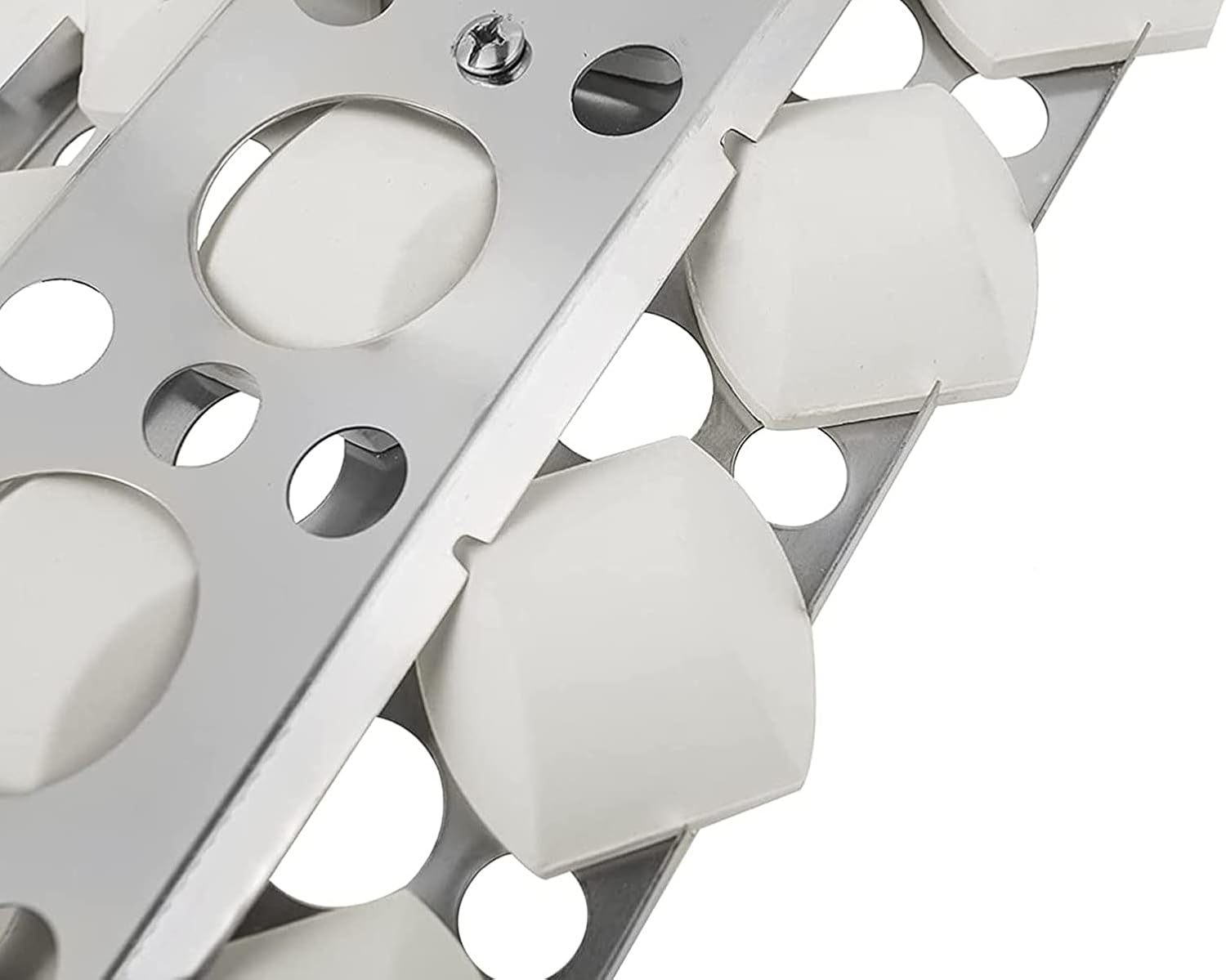 Zljoint (4 Pack) Stainless Steel Heat Plate, Heat Shield, Heat Tent, Burner Cover, Vaporizor Bar, and Flavorizer Bar Replacement for Select Turbo Gas Grill Models (16 1/2 image number 4