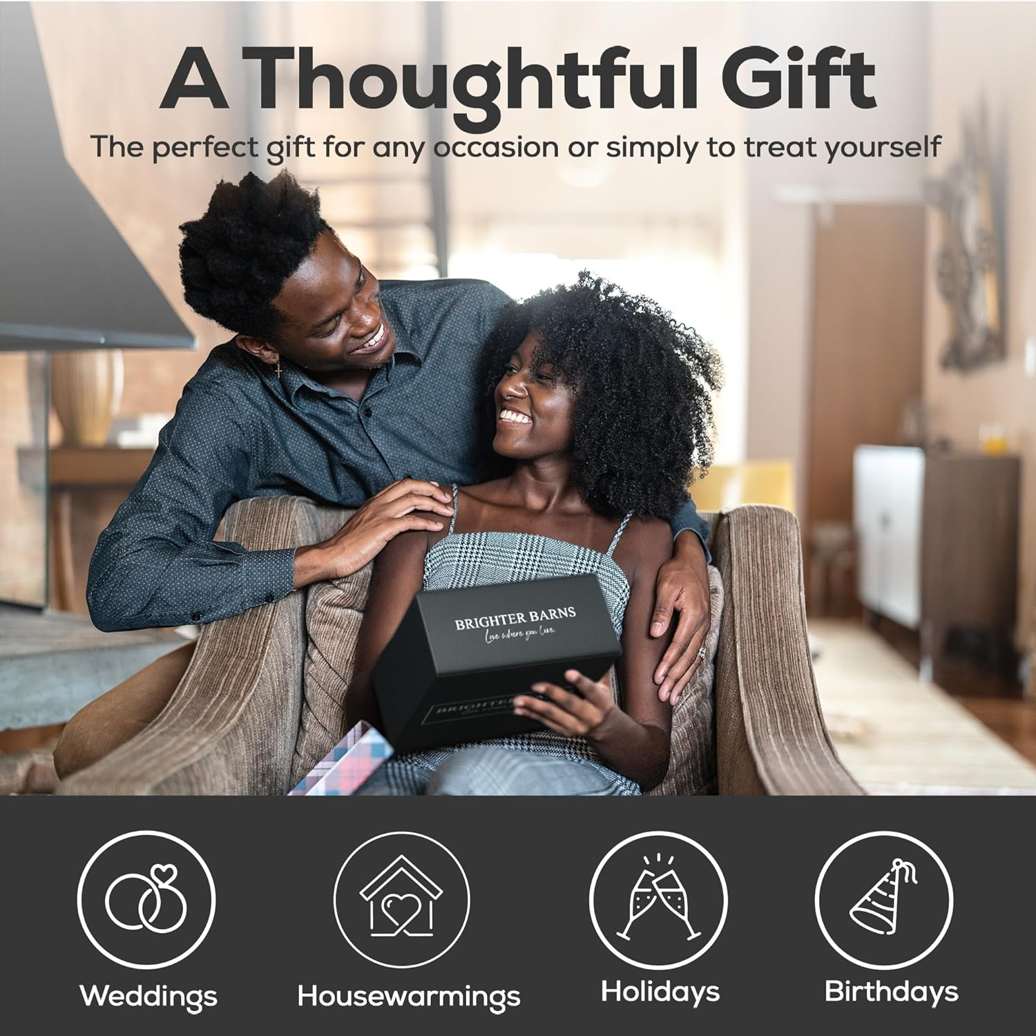 White Glass Hand and Dish Soap Dispenser Set by Brighter Barns - Modern Kitchen Soap Dispenser Set & Pump for Sink - Farmhouse Home Decor, Minimalist Kitchen Accessories (White) - Black Hd image number 5