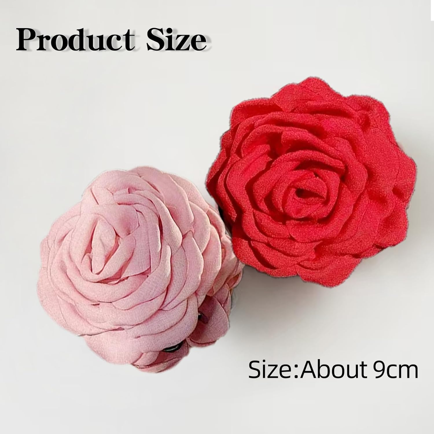 Flower Hair Clips, Set of 2 Women'S Large Hair Claw Clips, Hair Clip Flower, Flower Hair Clips for Hair Decoration of Women image number 6