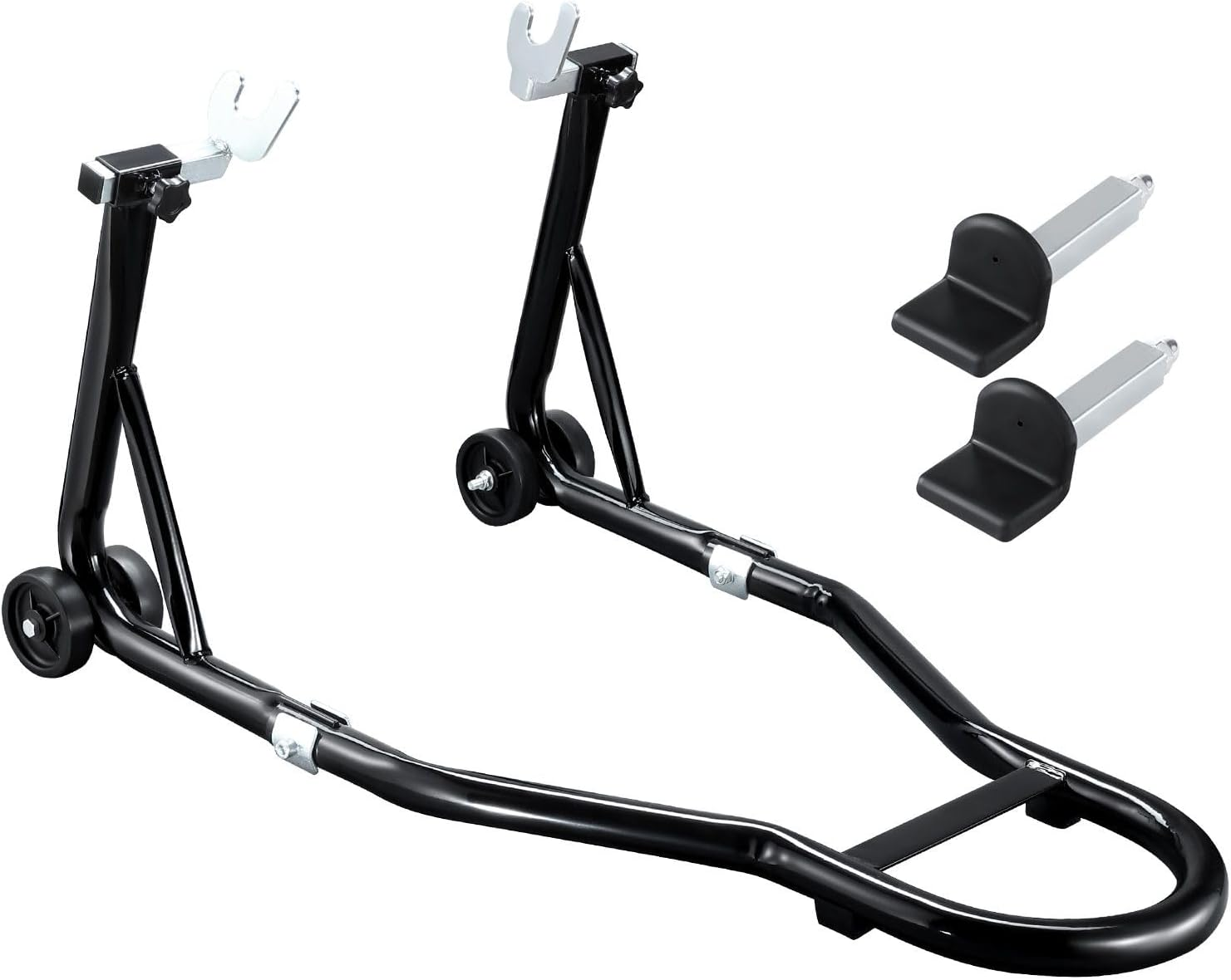 AUSWAY Rear Motorcycle Stand Motorbike Carrier Sport Dirt Bike Back Wheel Lift Paddock 500Kg Swingarm Fork Heavy Duty Steel Compatible for Suzuki Yamaha Honda Kawasaki