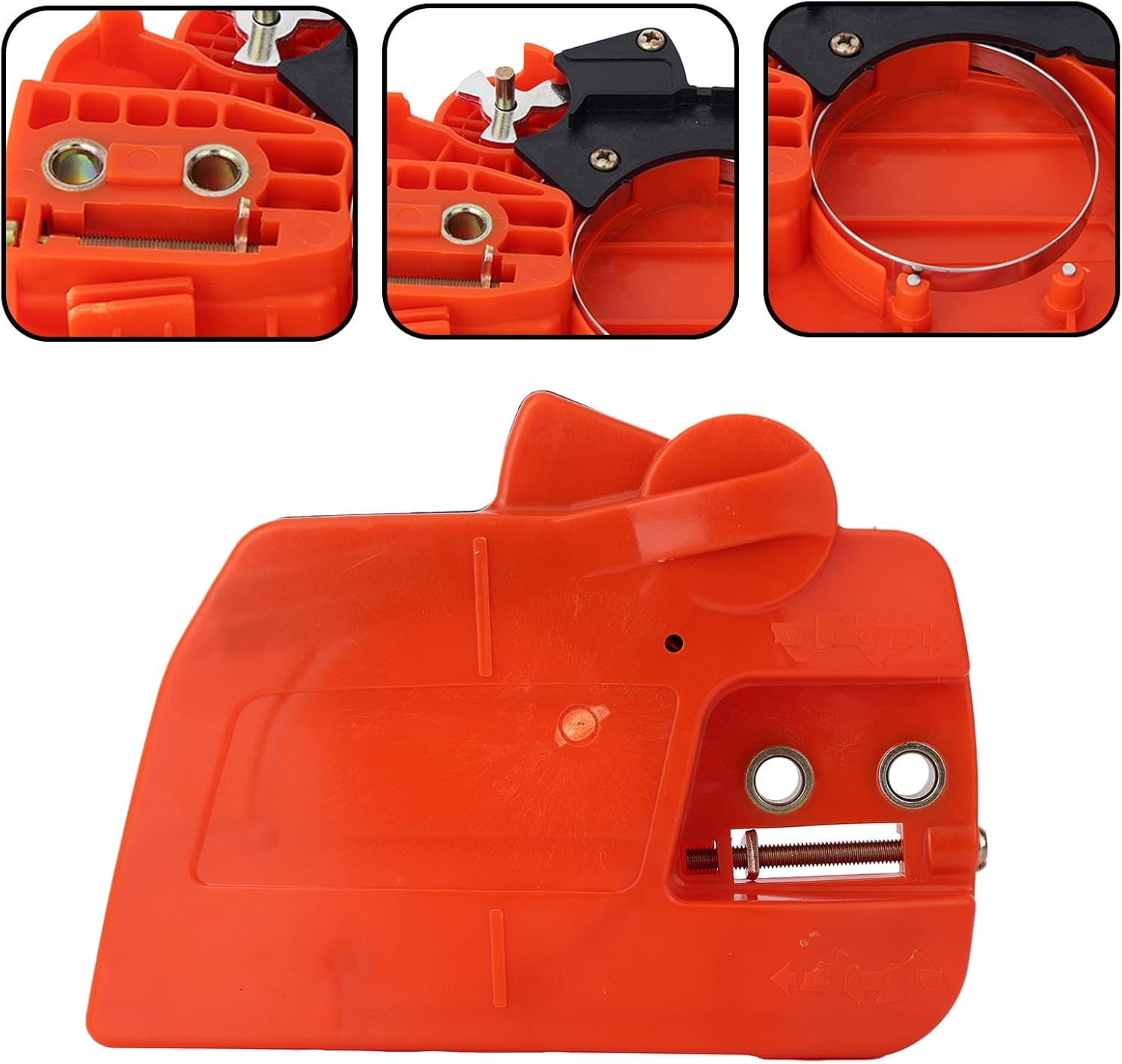 525628901 Clutch Cover Assembly, Chain Brake Clutch Cover Assembly Compatible with Husqvarna 235 235E 236 240 120 Mark II Chainsaws Replace Part Number 525628901 545071103 image number 1