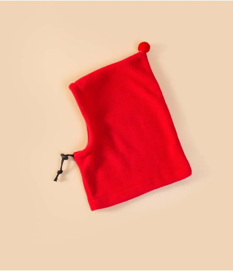 Ear Muffs Noise Protection, Plush Dog Hats Pet Ears Warm Dog Ear Cover, Winter Hat Dog Head Wrap for Small Medium Large Dogs (Red, M) image number 1