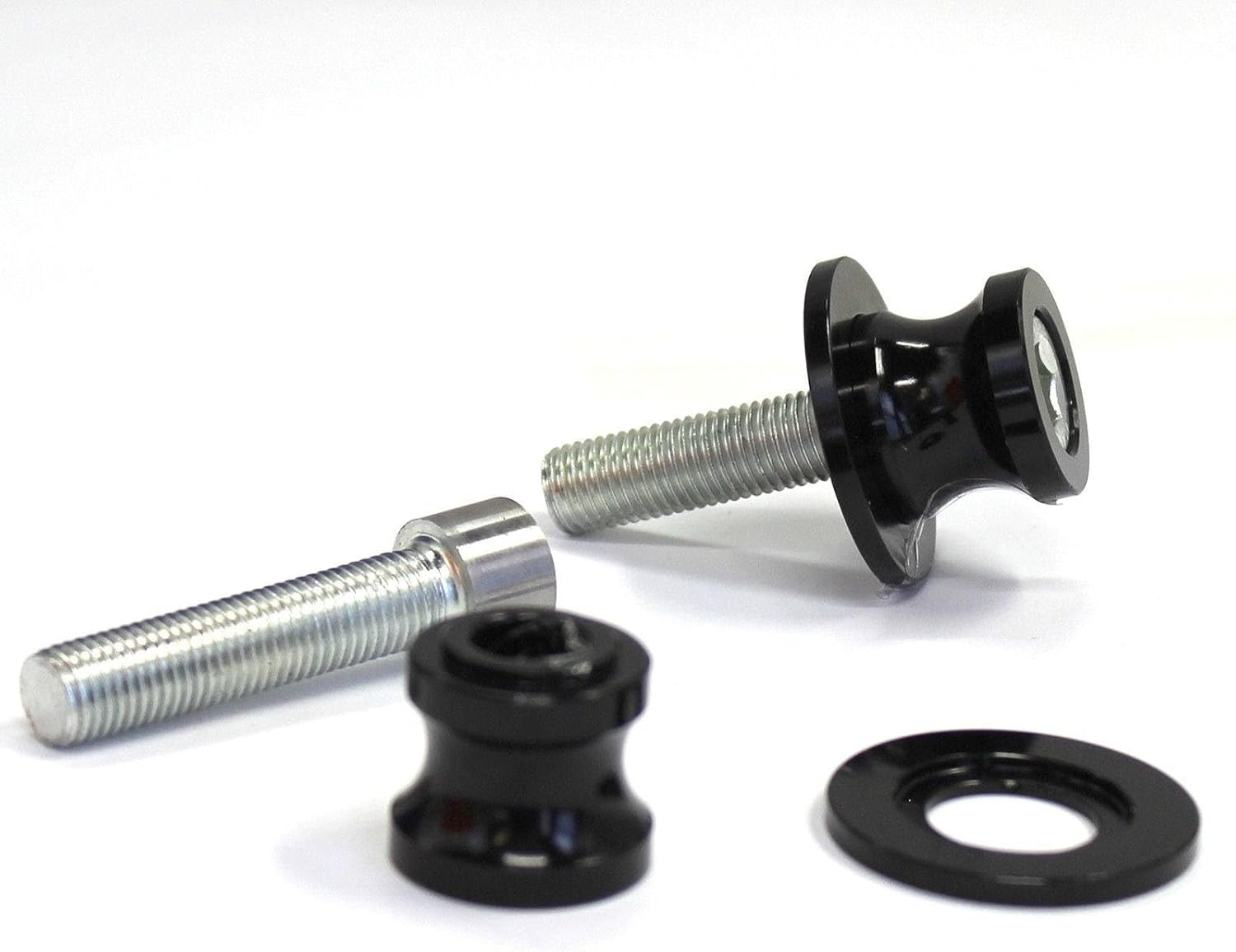 TDR 10Mm Universal CNC Swingarm Spools Sliders Ninja 250 300 400 500 ZZR600 Versys ZX6R ZX10R ZX12R ZX14R YZF FZR TZR Pair Black image number 5