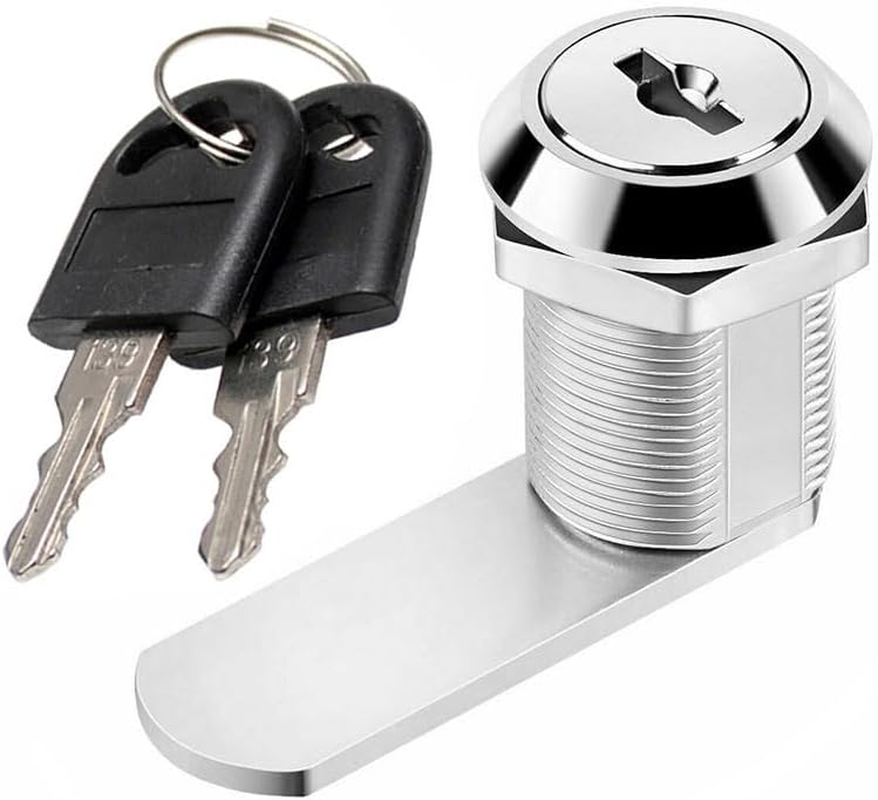 Cabinet Lock Lever Lock Universal Cylinder Furniture Lock Letter Box Lock Diameter 19 Mm (1, 20) image number 4