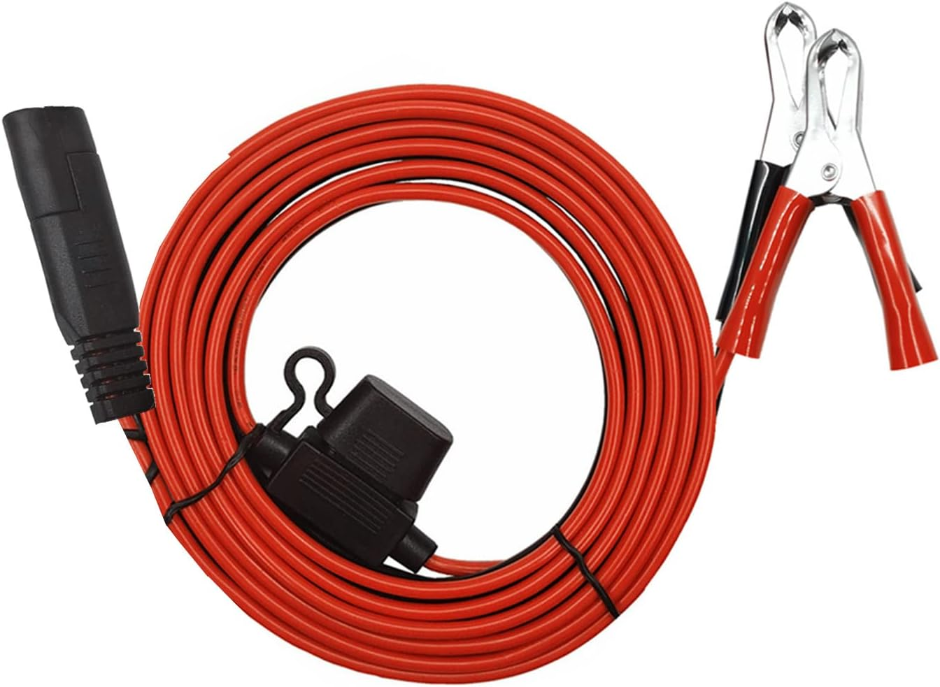 SAE to Aligater Clips Trickle Charger Extension Cable 10Ft image number 4