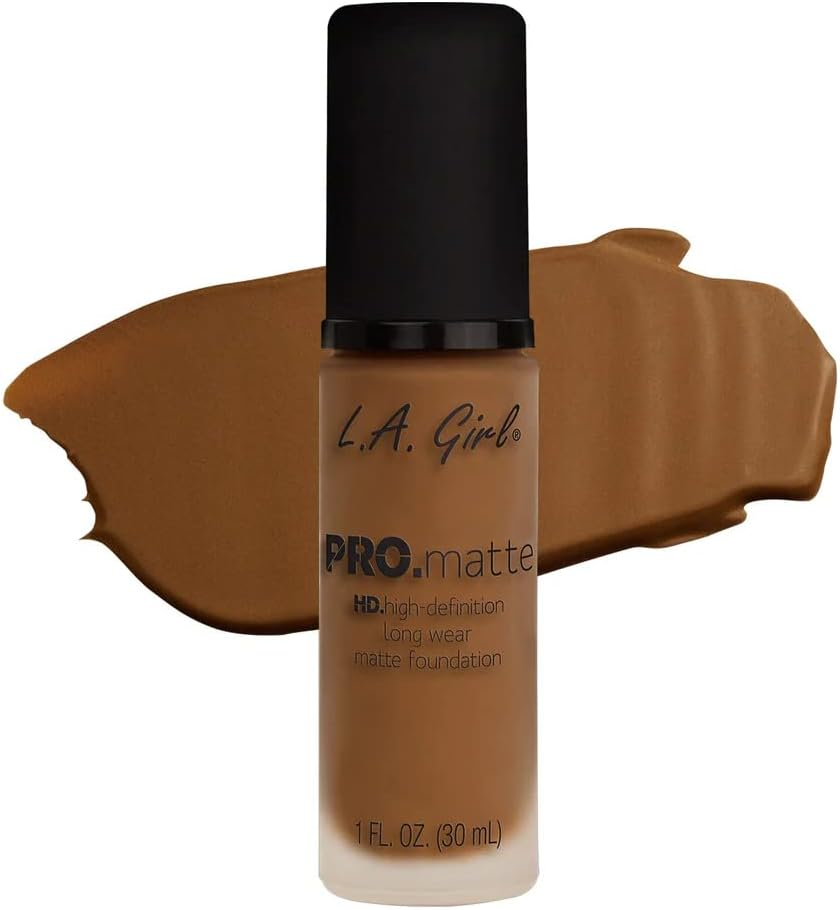 (GLM683 Nutmeg) - LA Girl Pro.Mattte Hd.High-Definition Long Wear Matte Foundation (GLM683 Nutmeg) image number 2