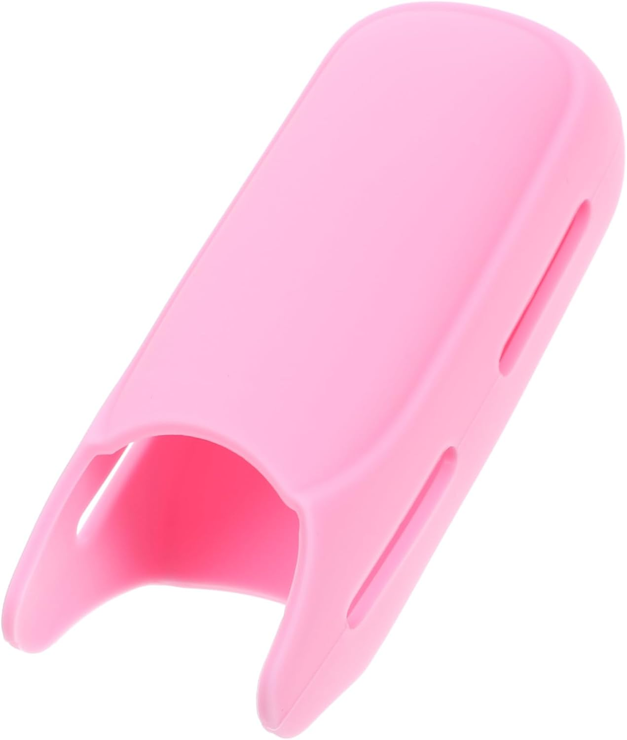 Hair Iron Heat-Resistant Silicone Sleeve Pink Hair Curler and Flat Iron Protector Cover for Safe Styling and Travel