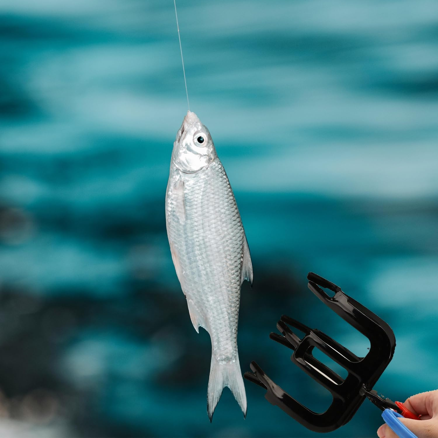 3 Claw Fish Gripper Stainless Steel Fishing Gripper Tool Must Have Fishing Pliers Multi Functional Fish Catching Tool for Freshwater Fish Essential Fishing Accessories image number 3