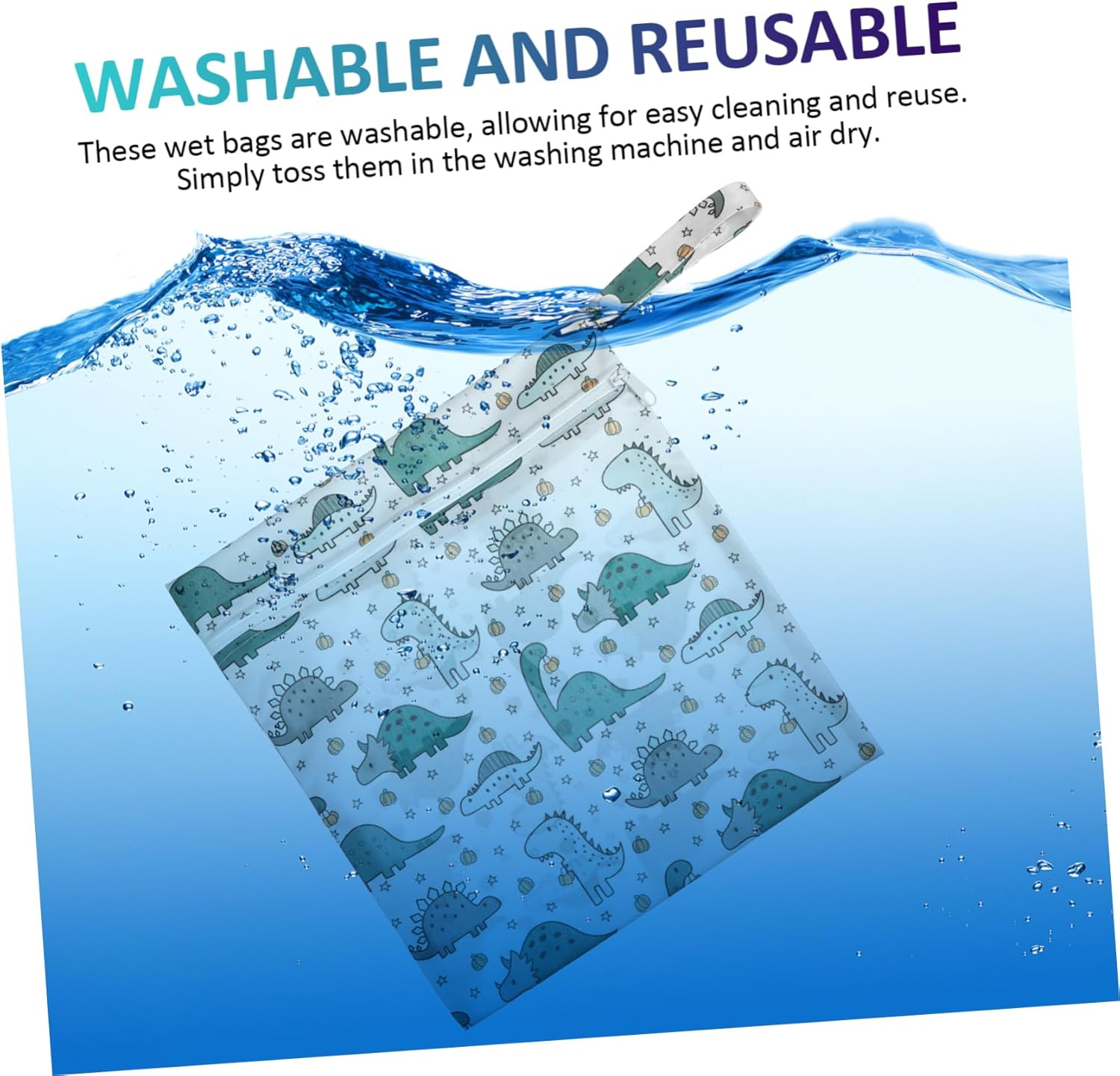 Hohopeti Nappy Organizer Diaper Bag Tote Wet Bag for Pump Parts Travel-Friendly image number 5