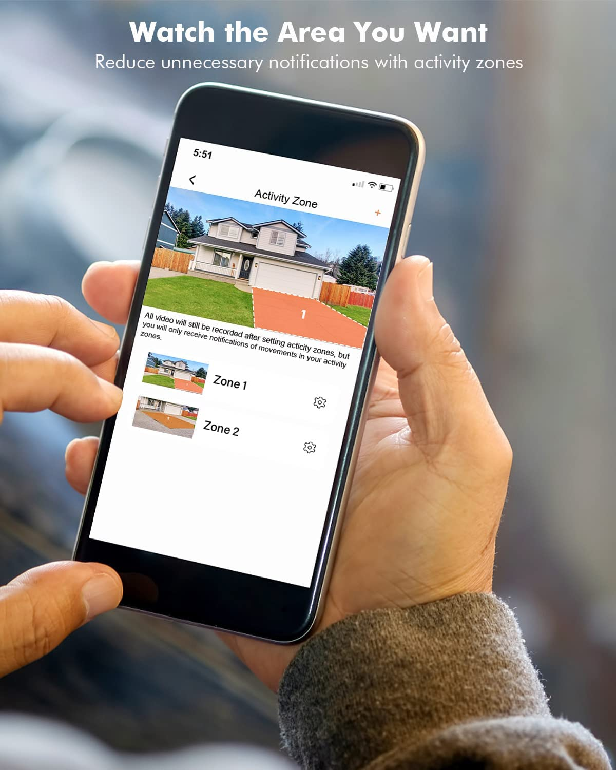 Dzees Wireless Security Camera Outdoor with Magnetic Mount, 4MP Battery Powered Security Cameras Wireless Outdoor for Home Security, AI Motion Detection/2-Way Talk/Color Night Vision/Ip66/Cloud/Sd image number 3