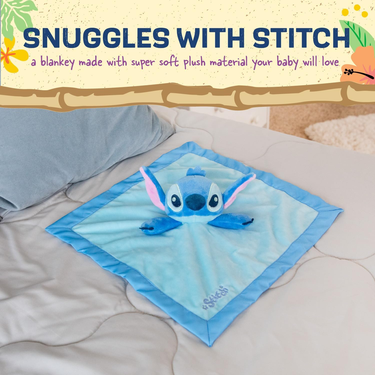 Disney Baby Stitch Snuggle Blanket Plush Toy, 30 Cm image number 4
