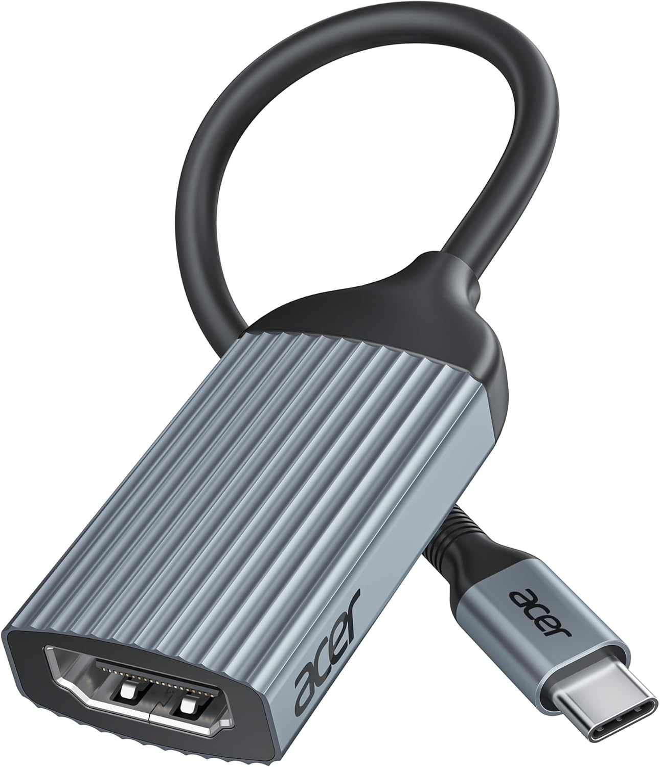 Acer USB C to HDMI Adapter 4K@60Hz(High Speed, Thunderbolt 3/4) Type C to HDMI Converter Compatible with Macbook Pro/Air, Iphone 16 15 Pro/Max, Ipad Pro/Air, Surface, Dell XPS, Chromebook and More