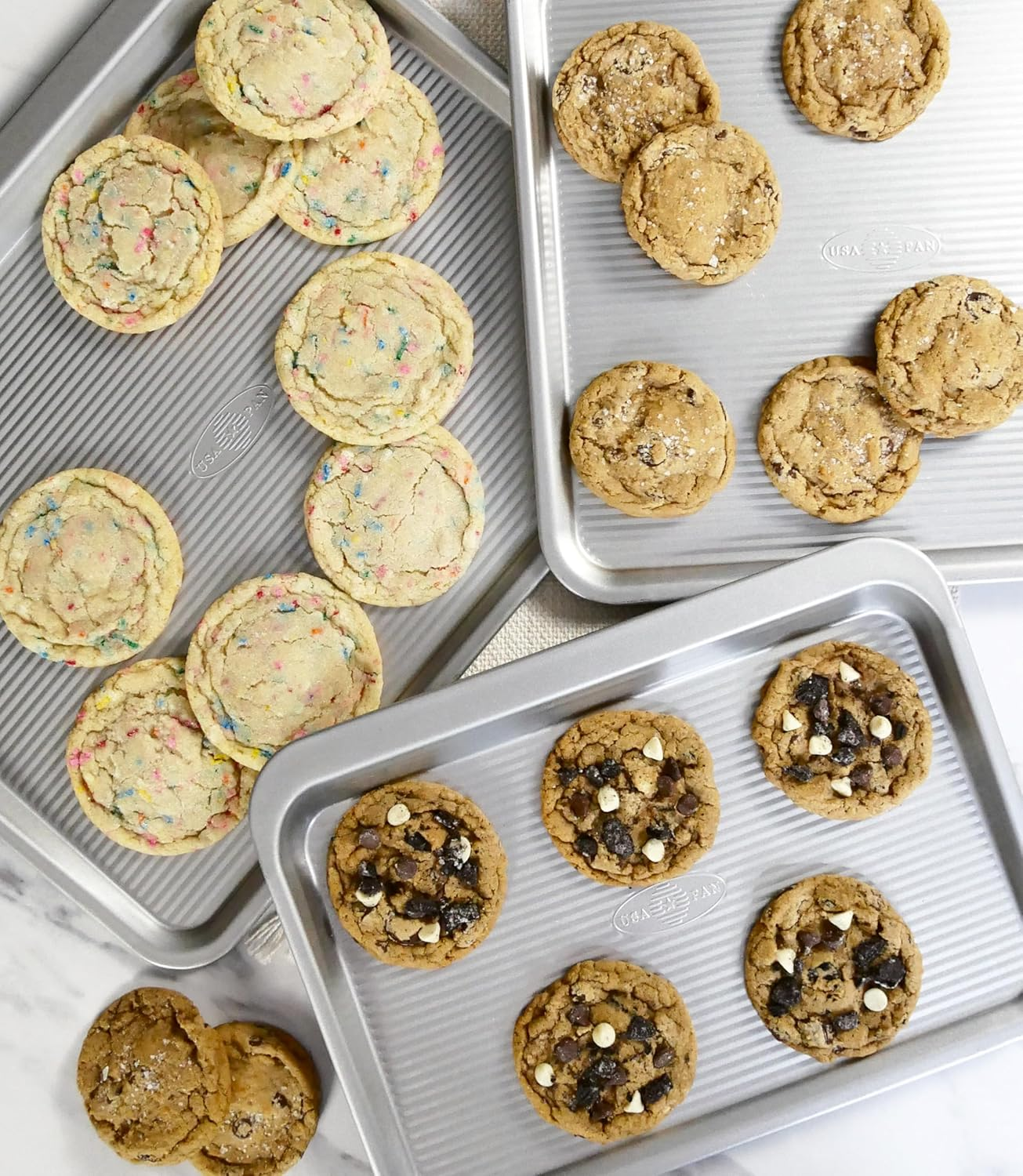 USA Pan Bakeware Nonstick Cookie Sheet Pan, Small